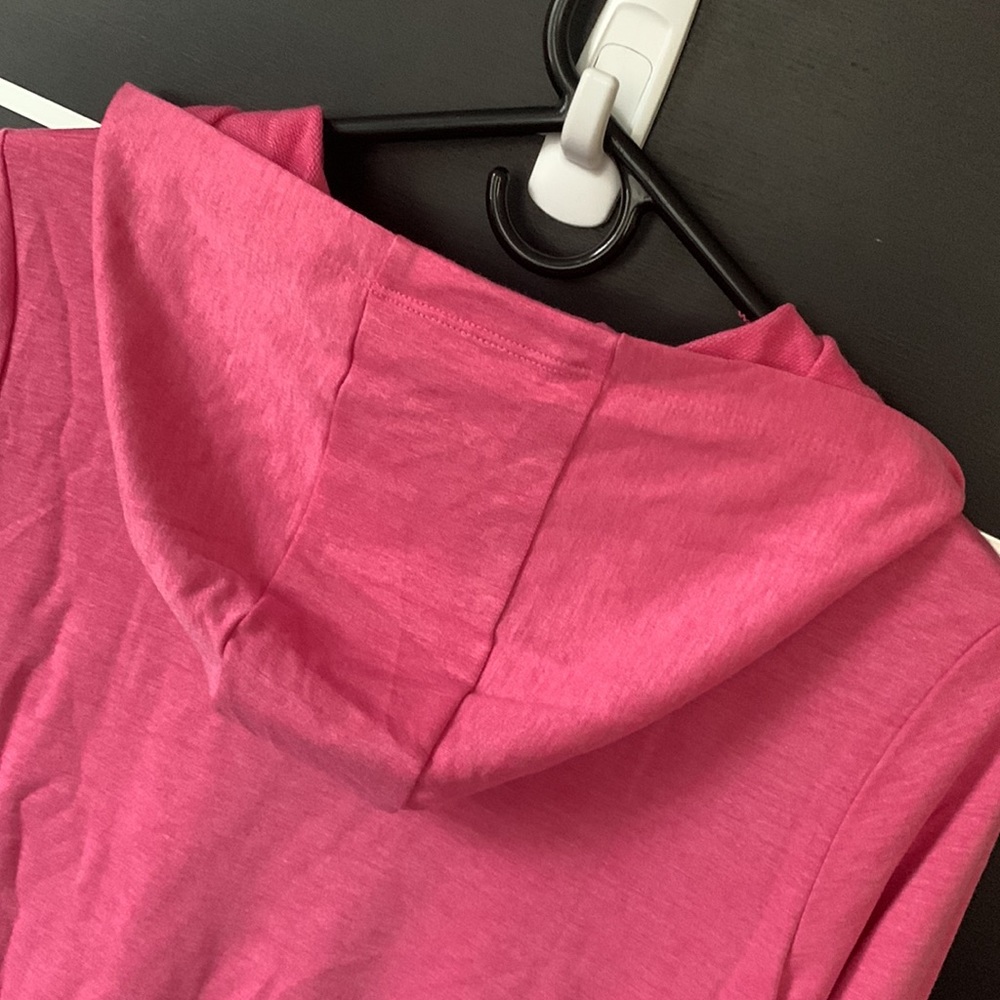 Eddie Bauer Girls Pink Infinity Crisscross Hoodie - Picture 7 of 12